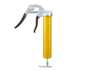 Шприц смазочный для одной руки Pressol 2014.1, M10 x 1, с ниппелем для заполнения, желтый