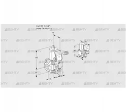 VAS115R/NW (88000852) Газовый клапан Kromschroder