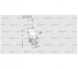 VAS3-/50R/NKGL (88029154) Газовый клапан Kromschroder