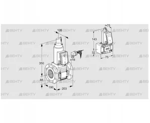 VAS780F05LWE/B-/PM (88206952) Газовый клапан Kromschroder