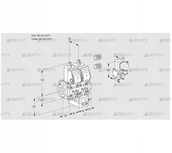 VCG1E20R/20R05NGEWR3/MMMM/MMBY (88104824) Клапан с регулятором соотношения Kromschroder