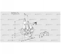 VCH2E40R/40R05LHEVKR/-2PP/PPPP (88104154) Клапан с регулятором расхода Kromschroder