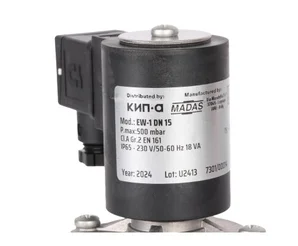 Газовый электромагнитный клапан Madas EW-1 DN 15 500 мбар