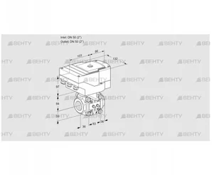 IFC3T50/50N05-25MMPP/40A2AR10-I (88303320) Регулирующий клапан с сервоприводом Kromschroder