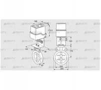 IDR200Z03D100AS/50-60W30E (88303124) Дроссельная заслонка Kromschroder