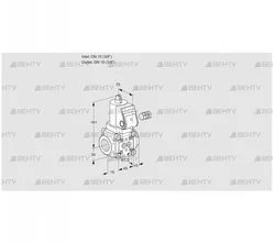 VAN110R/NQ (88033351) Сбросной газовый клапан Kromschroder