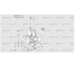 VAD2E40F/40F05D-50VWR/PP/PP (88102214) Газовый клапан с регулятором давления Kromschroder