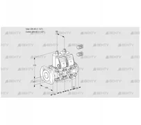 VCS2E40F/40R05NNVWR3/PPPP/PPPP (88101749) Сдвоенный газовый клапан Kromschroder