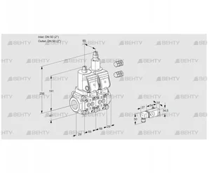 VCS2E50R/50R05NLWGR3/PPPP/3-PP (88105835) Сдвоенный газовый клапан Kromschroder