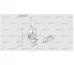 VAG1-/20R/NQAE (88032396) Газовый клапан с регулятором соотношения Kromschroder