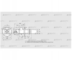 BIC 80HB-50/85-(16)F (84032014) Газовая горелка Kromschroder