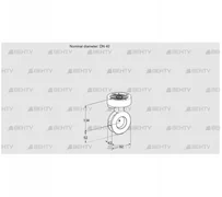 BVGF40Z05 (88300001) Дроссельная заслонка Kromschroder