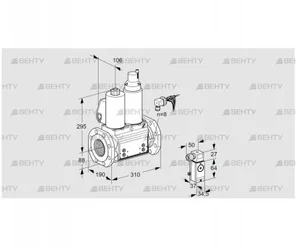 VCS780F05NLWLB/P3PP/PPPP (88207096) Сдвоенный газовый клапан Kromschroder