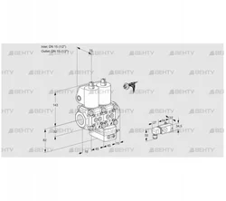 VCG1E15R/15R05NGNKL3/PPPP/2-PP (88104952) Клапан с регулятором соотношения Kromschroder