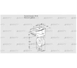 IBG50/32W05/20-30W3E (88303784) Дроссельная заслонка Kromschroder