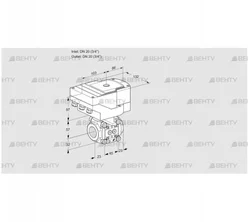 IFC120/20R05-08PPMM/20-60W3E-I (88301500) Регулирующий клапан с сервоприводом Kromschroder