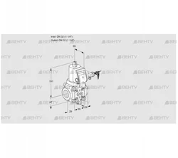 VAS232R/NWSR (88025330) Газовый клапан Kromschroder