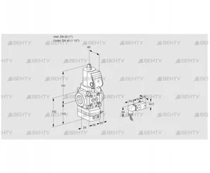 VAG2T25/40N/NQGRAA (88030898) Газовый клапан с регулятором соотношения Kromschroder