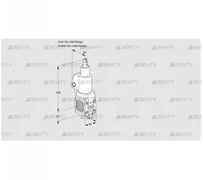 VAS2T-/LQGL (88015487) Газовый клапан Kromschroder