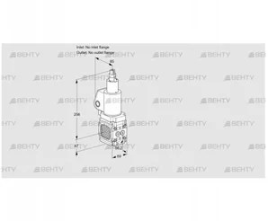 VAS2T-/LQGL (88015487) Газовый клапан Kromschroder