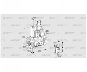 VCS8100F05NLWR3E/P2PP/PPEM (88207303) Сдвоенный газовый клапан Kromschroder