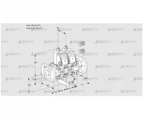 VCG3E50F/50F05NGEVWR3/PPPP/PPPP (88106267) Клапан с регулятором соотношения Kromschroder