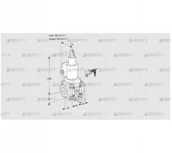 VAS125R/LWGL (88033939) Газовый клапан Kromschroder