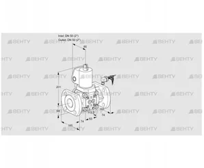 VAS350F/NWSL (88017124) Газовый клапан Kromschroder