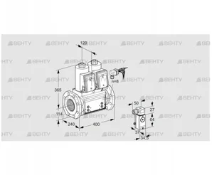 VCS9125F05NNARB/P3PP/MMMM (88204629) Сдвоенный газовый клапан Kromschroder