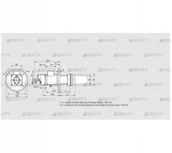 BIC 65HD-100/135-(98)F (84031024) Газовая горелка Kromschroder