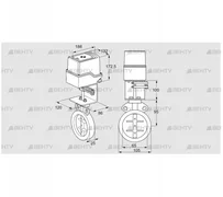 IDR65Z03A100AU/50-30W20E (88303809) Дроссельная заслонка Kromschroder