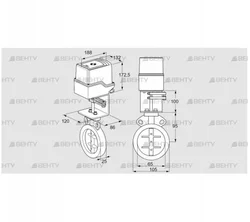 IDR65Z03A100AU/50-30W20E (88303809) Дроссельная заслонка Kromschroder