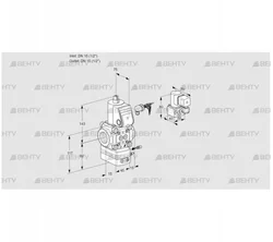 VAG115R/NWBE (88019023) Газовый клапан с регулятором соотношения Kromschroder