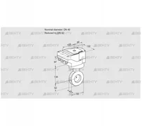 IBGF40/32Z05/20-30W3E (88301222) Дроссельная заслонка Kromschroder