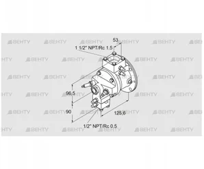 TJ28.0015-A2AMSCNA6C9FSB0 (85401260) Газовая горелка Kromschroder