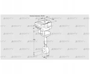 IBHR80Z01A/40A2A (88303750) Дроссельная заслонка Kromschroder