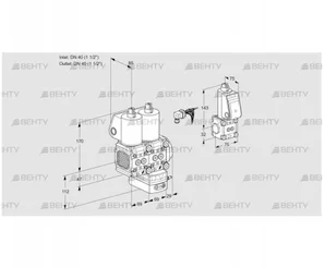 VCD2E40R/40R05FND-50WL/PPBS/PPPP (88104261) Регулятор давления Kromschroder