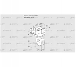 IBA40/25Z05/40A2D (88301645) Дроссельная заслонка Kromschroder