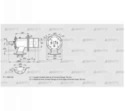 ZIO 200RD-50/35-(40)D (84277110) Газовая горелка Kromschroder