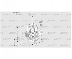 VCG3E50F/50F05FNGEWR3/PPPP/PPPP (88106214) Клапан с регулятором соотношения Kromschroder