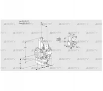 VAG1E25R/25R05GEVWR/PP/ZY (88107793) Газовый клапан с регулятором соотношения Kromschroder