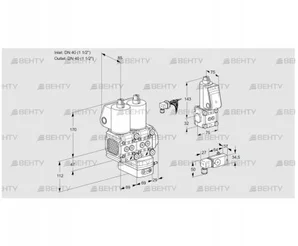 VCD2E40R/40R05FND-25QL/BSPP/3-PP (88105100) Регулятор давления Kromschroder