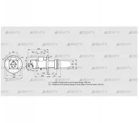 BIC 65RB-400/435-(37)EB (84099609) Газовая горелка Kromschroder