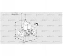 VCS3E50F/50F05LNWL/PPPP/PPPP (88107163) Сдвоенный газовый клапан Kromschroder