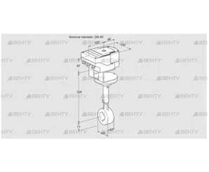 IBHR80Z01A/20-60W3E (88303058) Дроссельная заслонка Kromschroder