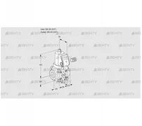 VAS1T20N/NQSR (88000099) Газовый клапан Kromschroder