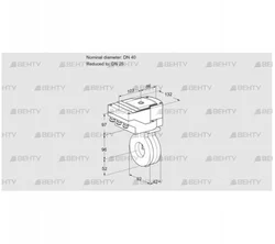 IBA40/25Z05/20-60Q3TR10 (88303243) Дроссельная заслонка Kromschroder