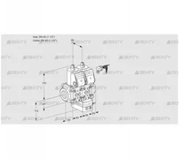 VCH2E40R/40R05NHEWR/PPPP/PPPP (88101080) Клапан с регулятором расхода Kromschroder