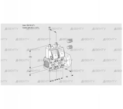 VCS2E50R/40F05FNNWR3/PPPP/PPPP (88101770) Сдвоенный газовый клапан Kromschroder