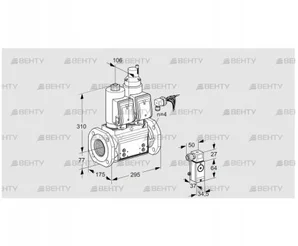 VCS665F05NLWGRB/3-PP/PPPP (88207572) Сдвоенный газовый клапан Kromschroder